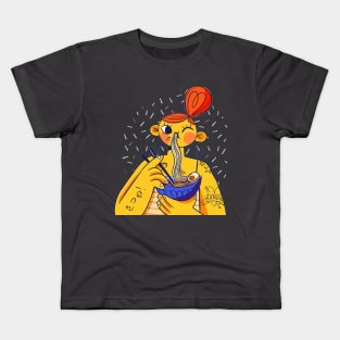 lady ramen Kids T-Shirt